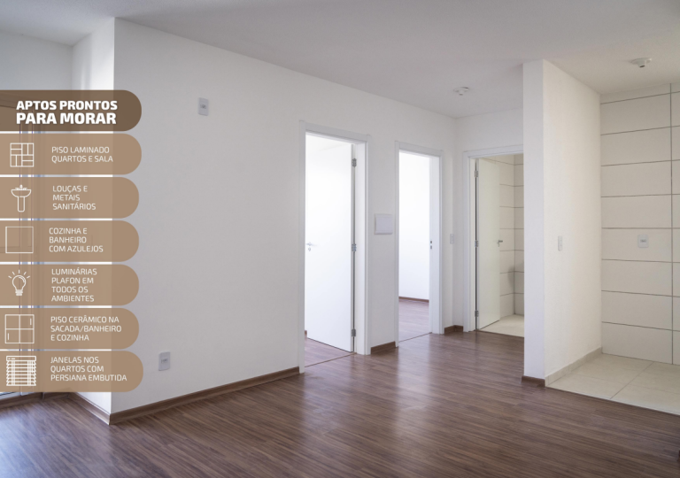 SAPUCAIA DO SUL – NOVA SAPUCAIA – APARTAMENTO NA PLANTA COM 2 DORMITÓRIOS