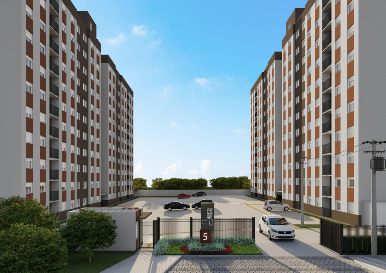 SAPUCAIA DO SUL – NOVA SAPUCAIA – APARTAMENTO NA PLANTA COM 2 DORMITÓRIOS