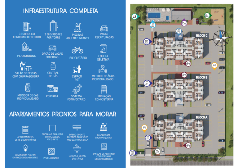 NOVO HAMBURGO – VILA ROSA – APARTAMENTO NA PLANTA COM 2 DORMITÓRIOS